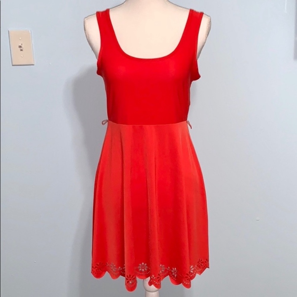 Sleeveless Sundress Red Size M